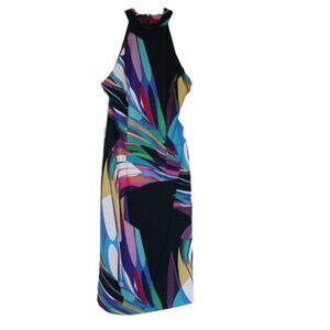 Trina Turk Multi-color Sleeveless Fitted Dress - Size 4 - LIKE NEW!
